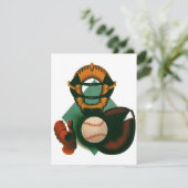 Vintager Baseballspieler, Mitt (Stehend Vorderseite)