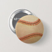 Vintager Baseballspieler, Mitt Button (Vorne & Hinten)