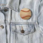 Vintager Baseballspieler, Mitt Button (Beispiel)