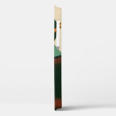 Vintager Baseballspieler, Mitt Case-Mate iPhone Hülle (Rückseite / Links)