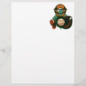 Vintager Baseballspieler, Mitt Flyer (Hinten)