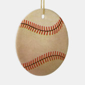 Vintager Baseballspieler, Mitt Keramik Ornament (Rechts)