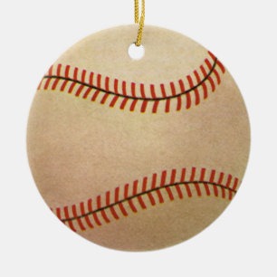 Vintager Baseballspieler, Mitt Keramik Ornament