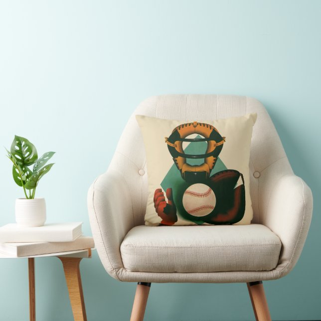 Vintager Baseballspieler, Mitt Kissen (Stuhl )