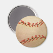 Vintager Baseballspieler, Mitt Magnet (Vorderseite/Rückseite)