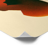 Vintager Baseballspieler, Mitt Poster (Ecke)