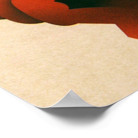 Vintager Baseballspieler, Mitt Poster (Ecke)