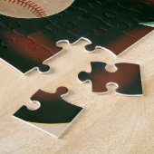 Vintager Baseballspieler, Mitt Puzzle (Seite)