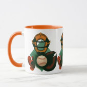 Vintager Baseballspieler, Mitt Tasse (Links)