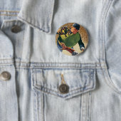 Vintager Baseballspieler, Umpire Button (Beispiel)