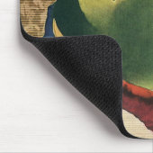 Vintager Baseballspieler, Umpire Mousepad (Ecke)