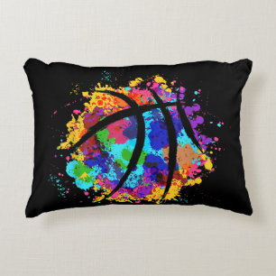 Vintager Basketball Grafikdesign Cool Basketball Dekokissen