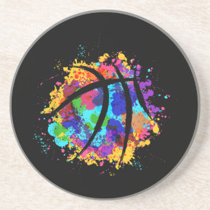 Vintager Basketball Grafikdesign Cool Basketball Getränkeuntersetzer