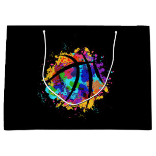 Vintager Basketball Grafikdesign Cool Basketball Große Geschenktüte