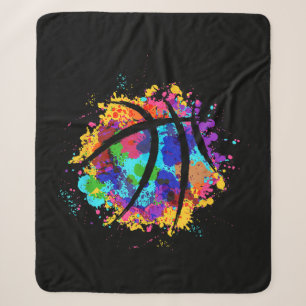 Vintager Basketball Grafikdesign Cool Basketball Sherpadecke