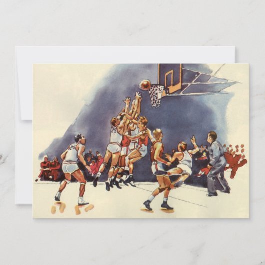 Vintager Basketball, Spieler im Spiel (Vorderseite)
