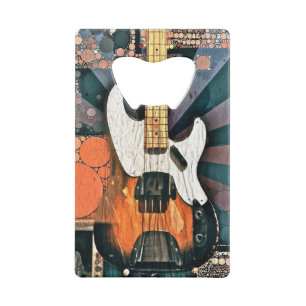 Vintager Bass-Flaschen-Öffner Kreditkarten Flaschenöffner