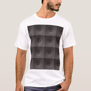 Vintager Bass-Lautsprecher: Klassischer Hintergrun T-Shirt