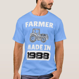 Vintager Bauer Geboren 1938 35 Jahre alte Väter D T-Shirt