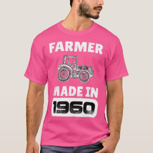 Vintager Bauer Geboren 1960 63 Jahre alte Väter D T-Shirt