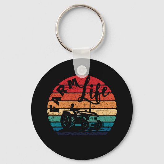 Vintager Bauer Schlüsselanhänger (Vorderseite)