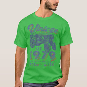 Vintager Bauer Traktor, gegründet 1979 43. Geburts T-Shirt