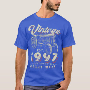 Vintager Bauer Traktor gegründet 1997 25. Geburtst T-Shirt