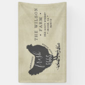 Vintager Bauerndekorationsbanner Banner (Vertikal)