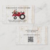 Vintager Bauernhof Frischeier und Fleischfarm Visitenkarte (Vorne/Hinten)