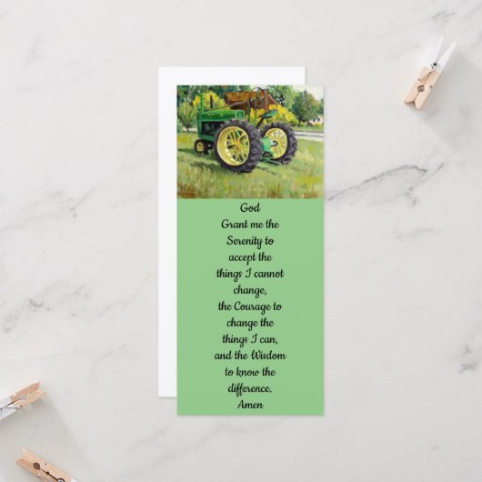 Vintager Bauernhof Karte (Vorderseite/Rückseite Beispiel)