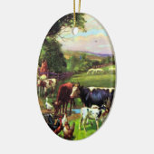 Vintager Bauernhof Keramikornament (Links)