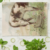 Vintager Bauernhof Küchentuch (Gefaltet)