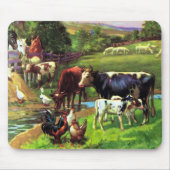 Vintager Bauernhof Mousepad (Vorne)