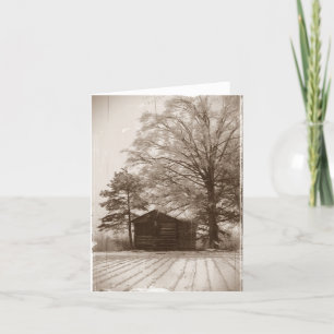 Vintager Bauernhof Notecard Karte