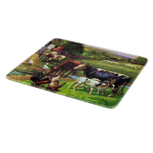 Vintager Bauernhof Schneidebrett (Ecke)