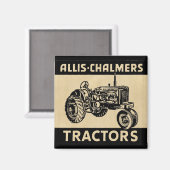 Vintager Bauernhof-Traktor Magnet (Vorderseite/Rückseite)