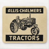 Vintager Bauernhof-Traktor Mousepad (Vorne)