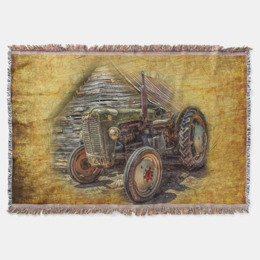 Vintager Bauerntraktor Decke (Vorderseite)