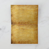 Vintager Bauerntraktor Karte (Innenseite)