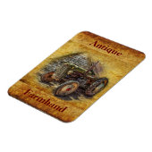 Vintager Bauerntraktor Magnet (Linke Seite)