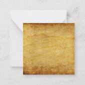 Vintager Bauerntraktor Mitteilungskarte (Rückseite)