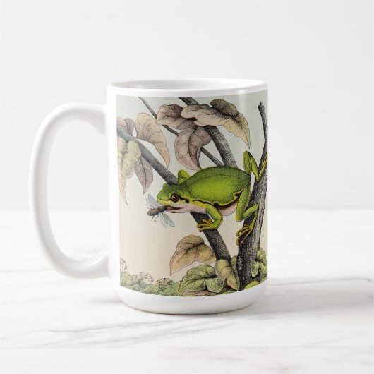 Vintager Baum Frog & Fly Kaffeetasse (Links)