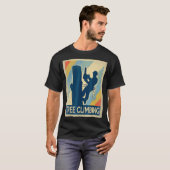 Vintager Baum Klettersteig Shirt (Vorne ganz)
