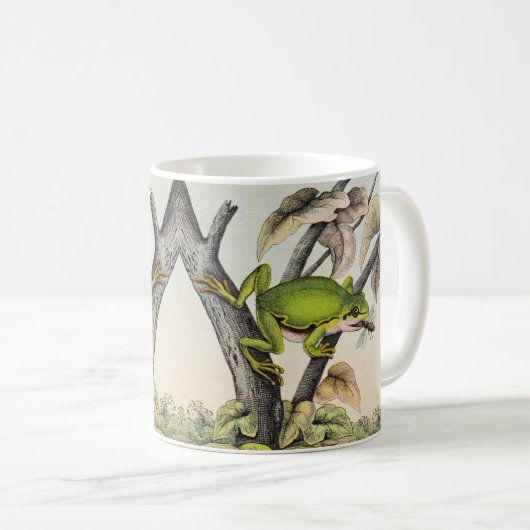 Vintager Baumfrosch Kaffeetasse (VorderseiteRechts)