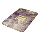 Vintager Baumstamm mit Baumstamm individuell einst Badematte (Schrägansicht)