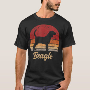Vintager Beagle Dog Pet Lovers Men Women Boys  T-Shirt