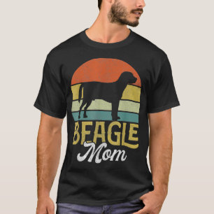 Vintager Beagle Mama Women, Mütter Tag Hund Mama T-Shirt
