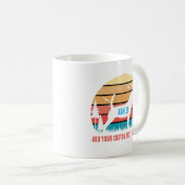 Vintager Beagle Retro Sun Cooler Hund Lover Kaffeetasse (VorderseiteRechts)