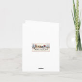 Vintager Beagle Weihnachten (Rückseite)