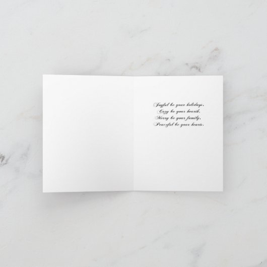 Vintager Beagle Weihnachten (Innenseite)